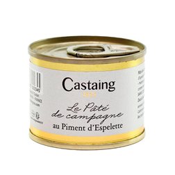 Paté de campaña con pimiento de Espelette