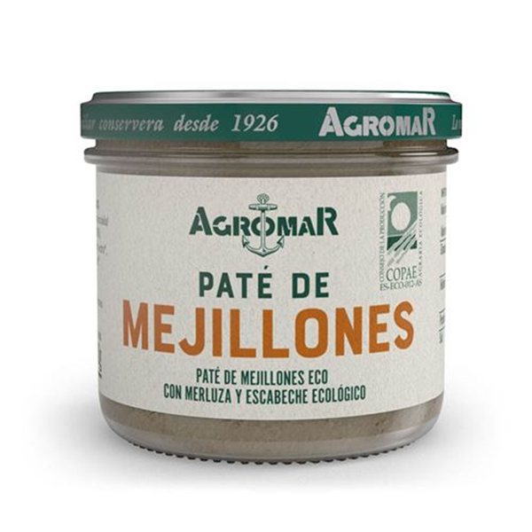 Mussel Pâté with Organic Ingredients, Agromar-lateral