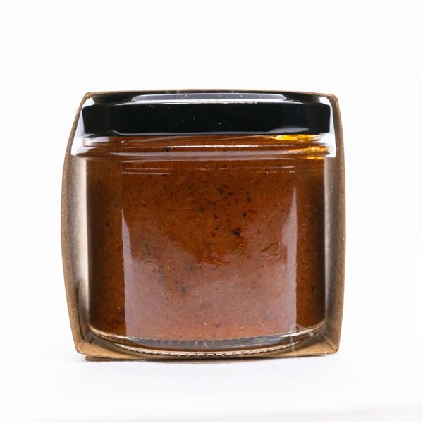 Paté de pimiento asado en AOVE 110 g | Producto solidario-trasera