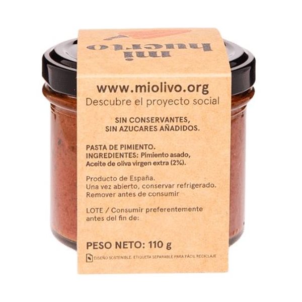 Paté de pimientos asados-lateral