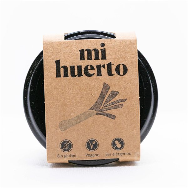 Paté de puerro asado en AOVE 110 g | Producto solidario-detalle