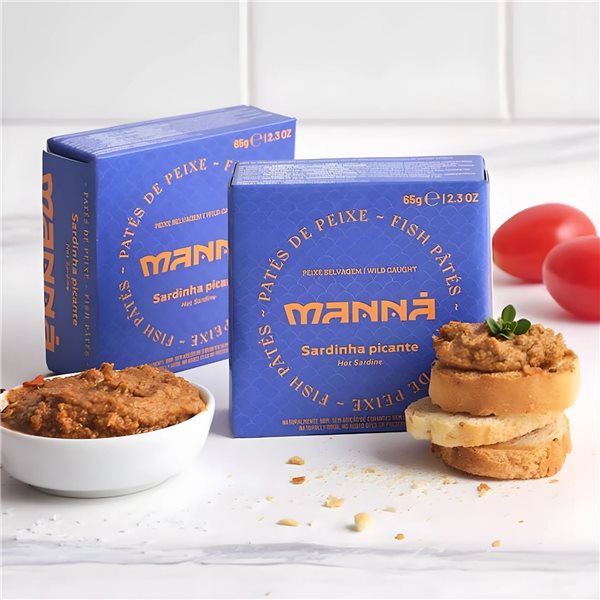 Paté de sardina picante Manná-lateral