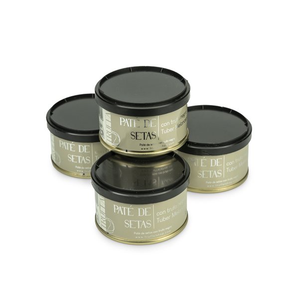 Paté de Setas con Trufa Negra (Tuber Melanosporum) 100g-detalle