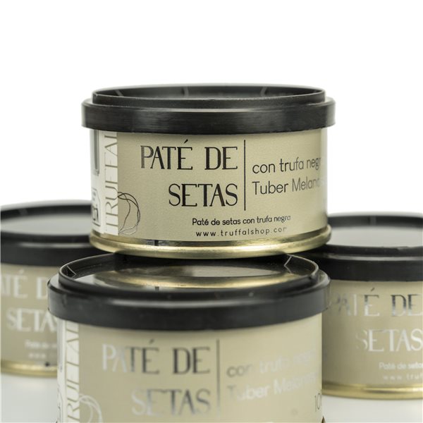 Paté de Setas con Trufa Negra (Tuber Melanosporum) 100g-lateral