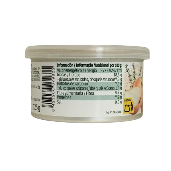 Vegetarischer Aufstrich Dose 125g Granovita-trasera