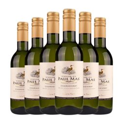 Paul Mas Chardonnay Trocken — Seco Botellín 25 cl Vino Blanco (Caja de 6 unidades)