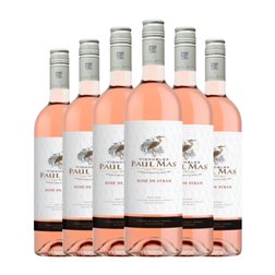 Paul Mas Syrah Trocken — Seco Vin de Pays d'Oc Rosé — Rosado 75 cl Vino Rosado (Caja de 6 unidades)
