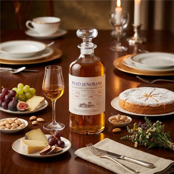 Pazo Señorans Orujo aux Herbes 50Cl-detalle