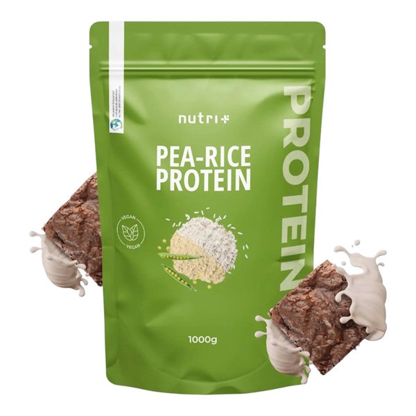 Poudre de protéine de pois - Riz 1 kg-trasera