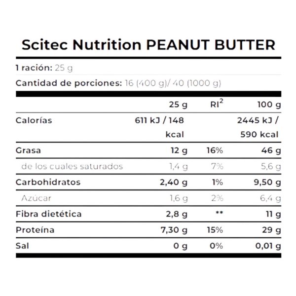 Beurre de cacahuète 1 kg croquant-detalle