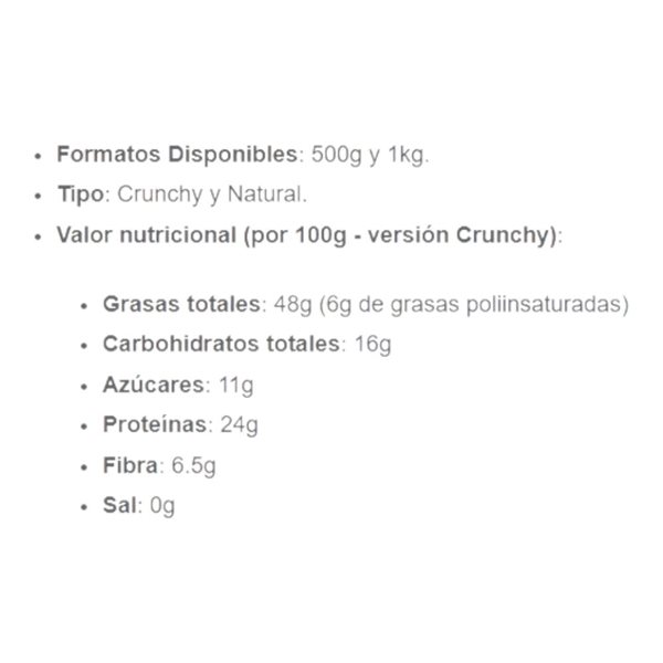 Peanut Butter 500 Gr-detalle