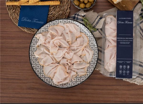 Aufschnitt von Putenbrust 100g-detalle