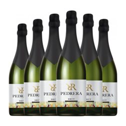 Pedrera Malvasía Brut 70 cl Espumoso Blanco (Caja de 6 unidades)