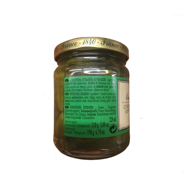 Cornichons Extra-Fins Edmond Fallot 110g-detalle