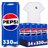 PEPSI régulier Soda au cola, pack de 24 canettes de 330 ml, 7,92 litres au total (avec ou sans cadeau)-detalle