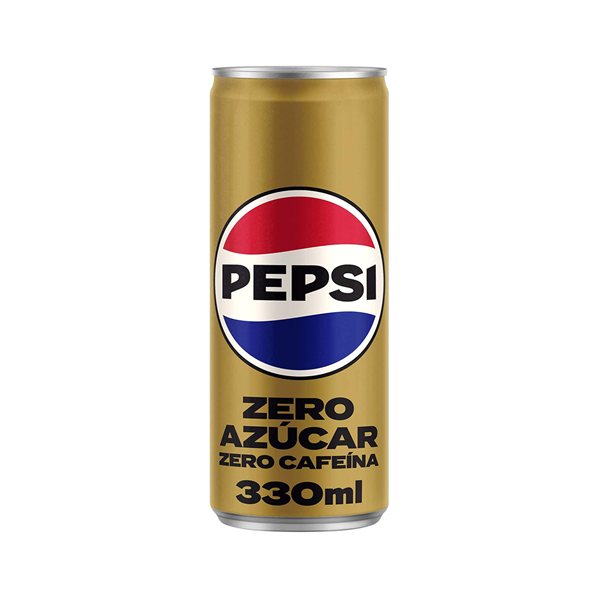 PEPSI zero sans caféine Boisson gazeuse au cola sans sucre et sans calories, pack de 24 canettes de 330 ml, 7.92 litres au total (avec ou sans cadeau)-lateral