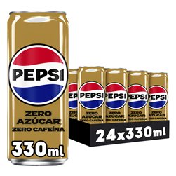 PEPSI Zero ohne Koffein Cola-Getränk mit null Zucker und null Kalorien, Packung mit 24 Dosen à 330 ml, insgesamt 7,92 Liter (mit oder ohne Geschenk)