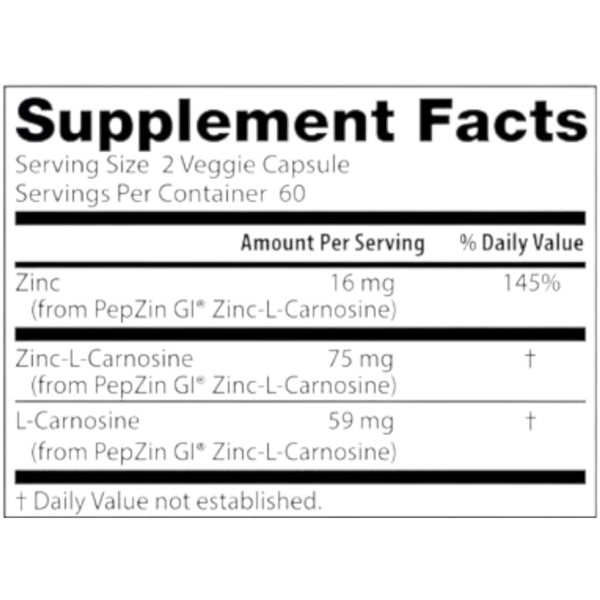 PepZin GI 120 Capsules-detalle