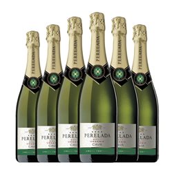 Perelada & Chivite Festival Brut Cava Green — Verde Organic — Ecológico 75 cl Espumoso Blanco (Caja de 6 unidades)