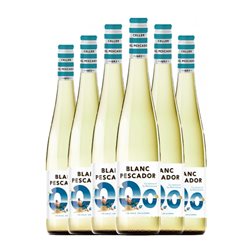 Perelada & Chivite Pescador 75 cl 0.0 Cero Cero Sin Alcohol Vino Blanco (Caja de 6 unidades)