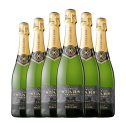 Perelada & Chivite Stars Brut Cava Organic — Ecológico 75 cl Espumoso Blanco (Caja de 6 unidades)