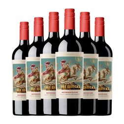 Perelada & Chivite Tres Cabezas Blend — Mezcla 75 cl Vino Tinto (Caja de 6 unidades)