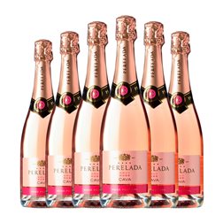 Perelada & Chivite Festival Brut Cava Rosé — Rosado 75 cl Espumoso Rosado (Caja de 6 unidades)