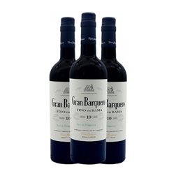 Pérez Barquero Gran Barquero Saca de Primavera Pedro Ximénez Montilla-Moriles Fino en Rama Botella Medium 50 cl Vino Generoso Fortificado (Caja de 3 unidades)