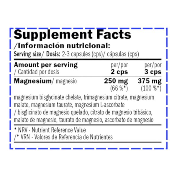 Performance Magnesium 5-Complex 90 Caps-detalle