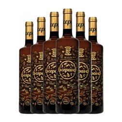 Perica 6Cepas6 Seco Rioja 75 cl Vino Blanco (Caja de 6 unidades)