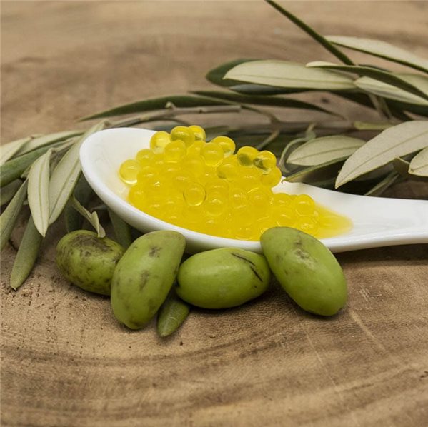 Perlas Aceite de Oliva Virgen Extra Premium, Oro La Senda-detalle