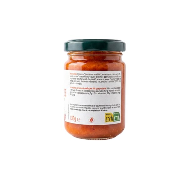 Pesto Calabrese Bio 130g Organica Italia-izquierda