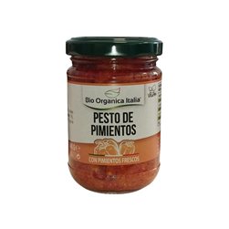 Pesto Pimientos vegano Bio 140g Organica Italia