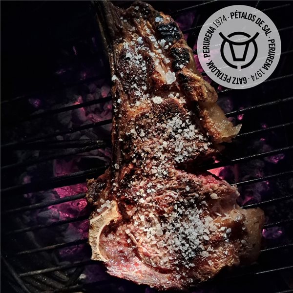 Pétales de sel pour rehausser la saveur de la viande 300g-lateral