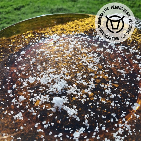 Pétales de sel pour rehausser la saveur de la viande 300g-trasera