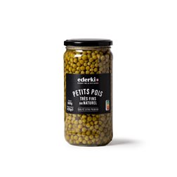 Guisantes pequeños*|* Muy finos en su jugo natural 660g
