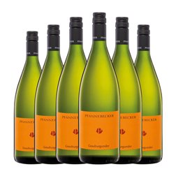 Pfannebecker Pinot Gris Trocken — Seco Rheinhessen 1 L Vino Blanco (Caja de 6 unidades)