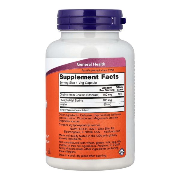 Phosphatidyl Serine 100 Mg 120 Caps-detalle