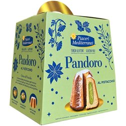 Piaceri Mediterranei Pandoro con Crema de Pistacho Sin Gluten 700g