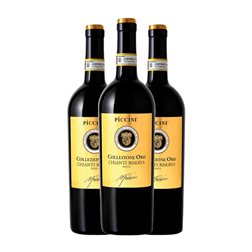 Piccini Chianti Edición Oro, Colección Reserva 75 cl Vino Tinto (Caja de 3 unidades)