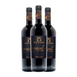 Pico Cuadro Original Tempranillo Seco Ribera del Duero 75 cl Vino Tinto (Caja de 3 unidades)