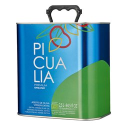 Picualia Premium Huile d'Olive Biologique Picual Boîte 2,5L