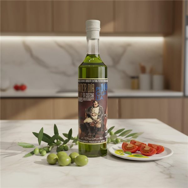 Picualia Premier Jour de la Récolte Édition Limitée Picual 500 ml-lateral