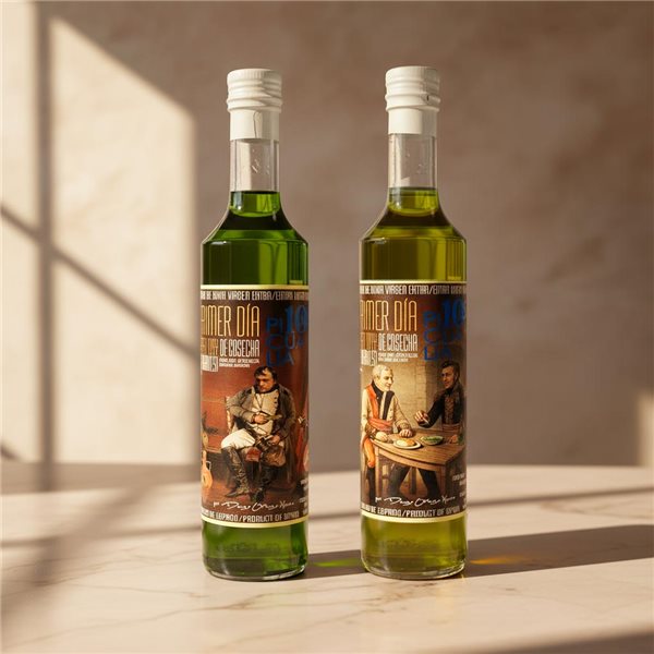 Picualia Primer Día de Cosecha Edición Limitada Picual y Arbequina-lateral