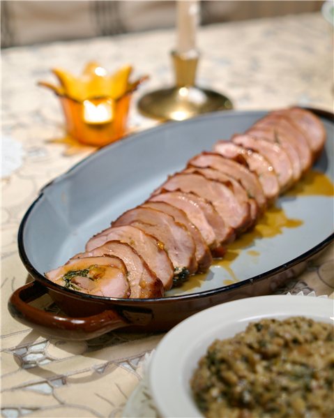 Lamb Leg Stuffed by the Manzano Brothers-detalle