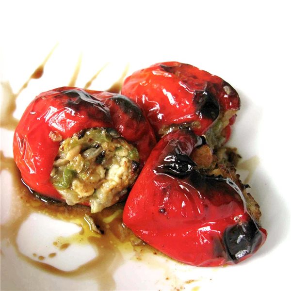 Pimiento rojo Lamuyo pieza-lateral