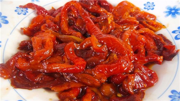 Pimientos asados con leña en su jugo 1kg-detalle