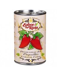 Whole Extra Piquillo Peppers 18-22 in Tin ½ kg - Spanish Gourmet Preserve