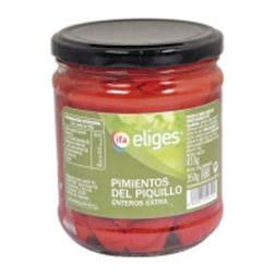 Whole Extra Piquillo Peppers IFA Eliges Jar 350 g