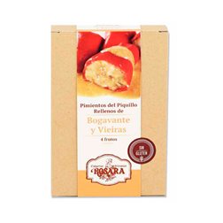 Pimientos del Piquillo Rellenos de Bogavante y Vieiras